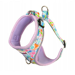 Doodlebone Adjustable Airmesh Dog Harness - Pastel Paint Splat
