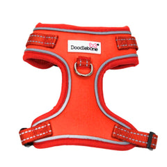 Doodlebone Adjustable Airmesh Dog Harness - Pumpkin