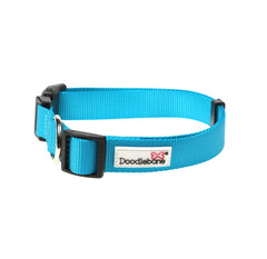 Doodlebone Originals Aqua Dog Collar
