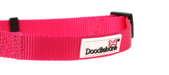 Doodlebone Originals Fuchsia Pink Dog Collar