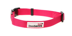 Doodlebone Originals Fuchsia Pink Dog Collar
