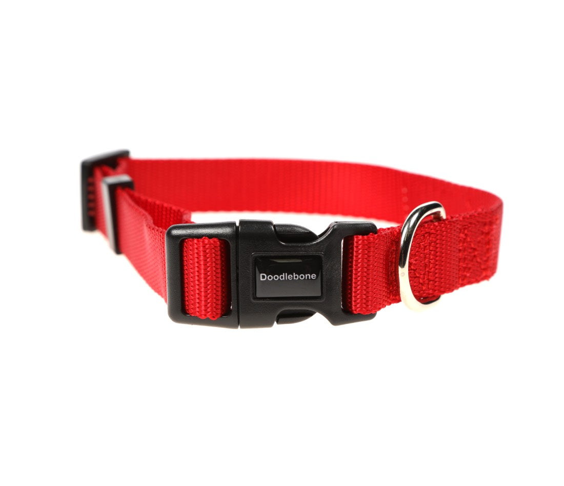 Doodlebone Originals Ruby Red Dog Collar