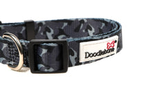 Doodlebone Originals Smokey Grey Camo Dog Collar
