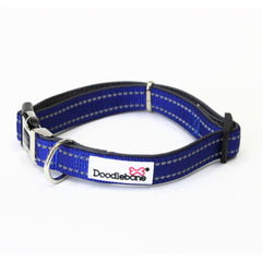 Doodlebone Padded Dog Collar - Cobalt