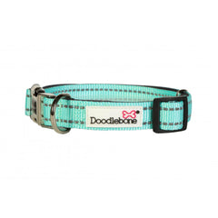 Doodlebone Padded Dog Collar - Mint