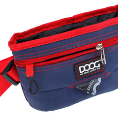 DOOG Large Good Dog Treat Pouch - Navy/Red
