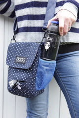 DOOG Walkie Bag - Navy Blue Polka Dot