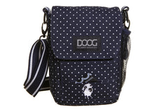 DOOG Walkie Bag - Navy Blue Polka Dot