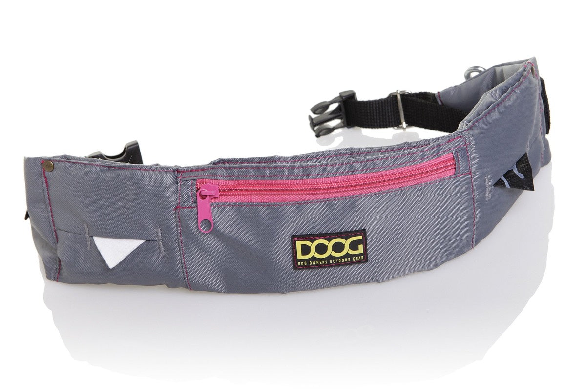 DOOG Walkie Belt - Grey & Neon Pink
