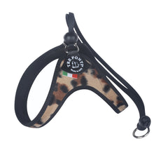 Tre Ponti Easy Fit Liberta Leopard Print Puppy Harness with No Escape Adjustable Closure