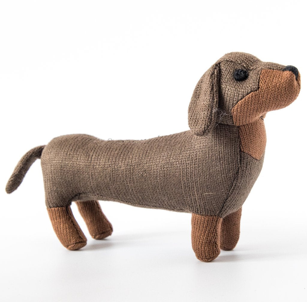 Dachshund Knitted Dog Toy | English Hound