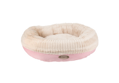 Ellen Donut Dog Bed Pink