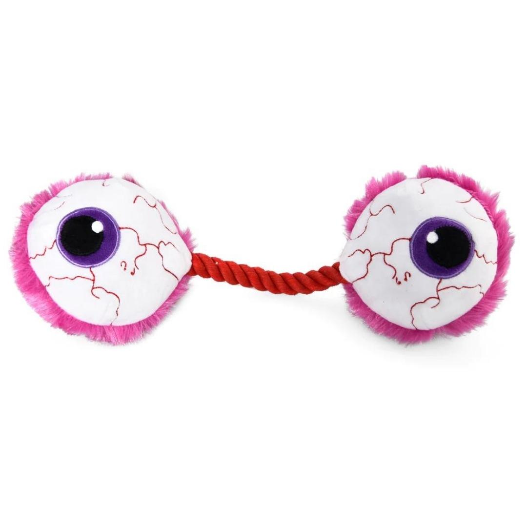 Eyeballs on Rope Halloween Dog Toy