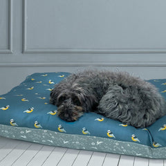 FatFace Flying Birds Deep Duvet Dog Bed by Danish Design