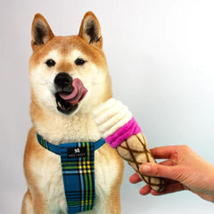 Felt Ice Cream Cone Dog Toy | Hiro and Wolf