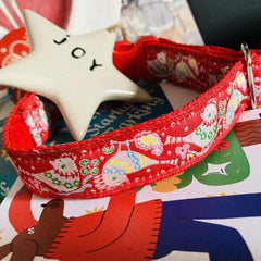 Festive Birdy Christmas Dog Collar | Scrufts