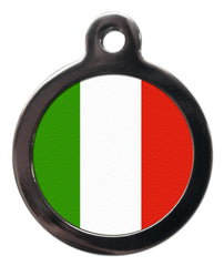 Italian Flag Dog Tag