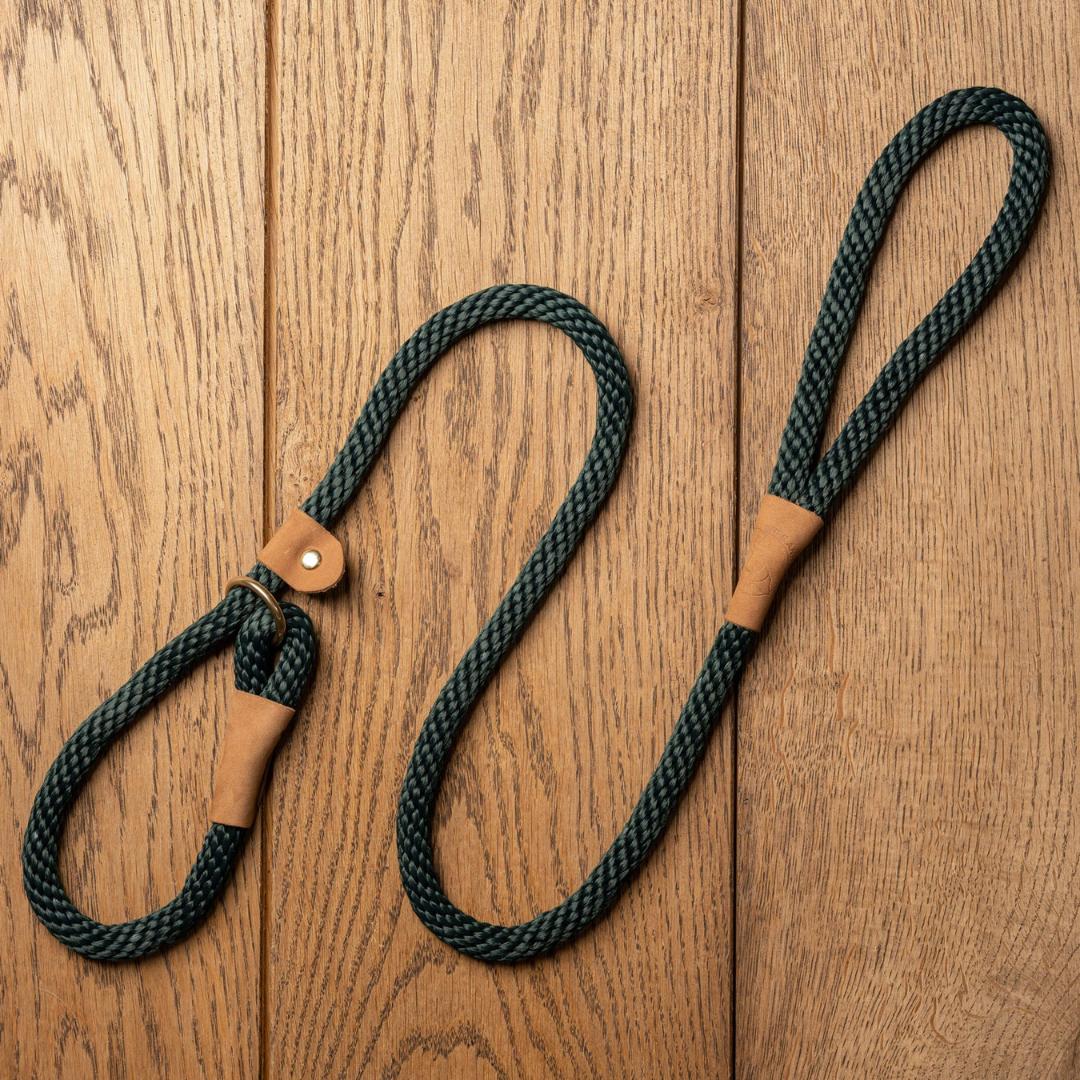 Forest Rope Slip Lead by Ruff And Tumble