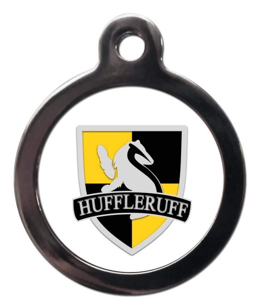 Huffleruff Harry Potter Style Dog ID Tag