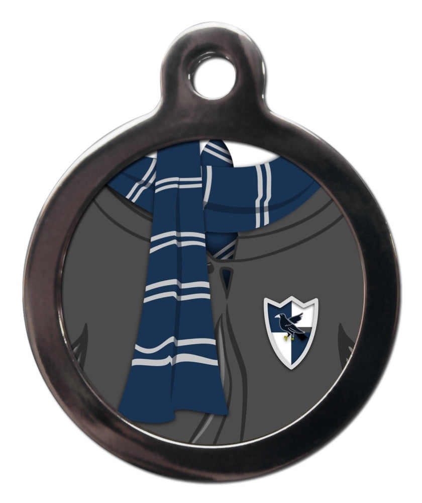 Blue and Bronze Scarf Harry Potter Style Dog ID Tag