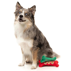 FuzzYard Chrismutts Homies Bones Christmas Dog Toys 2 Pack