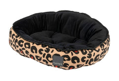 FuzzYard Javan Leopard Print Reversible Dog Bed