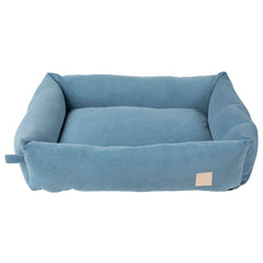 FuzzYard Life Corduroy Dog Bed in French Blue