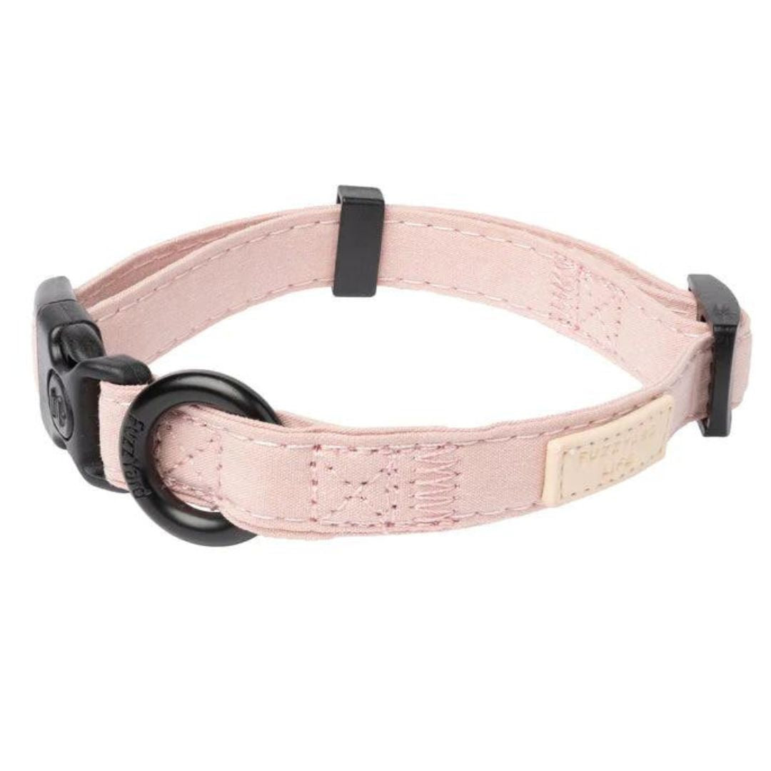 FuzzYard Life Dog Collar In Soft Blush Pink
