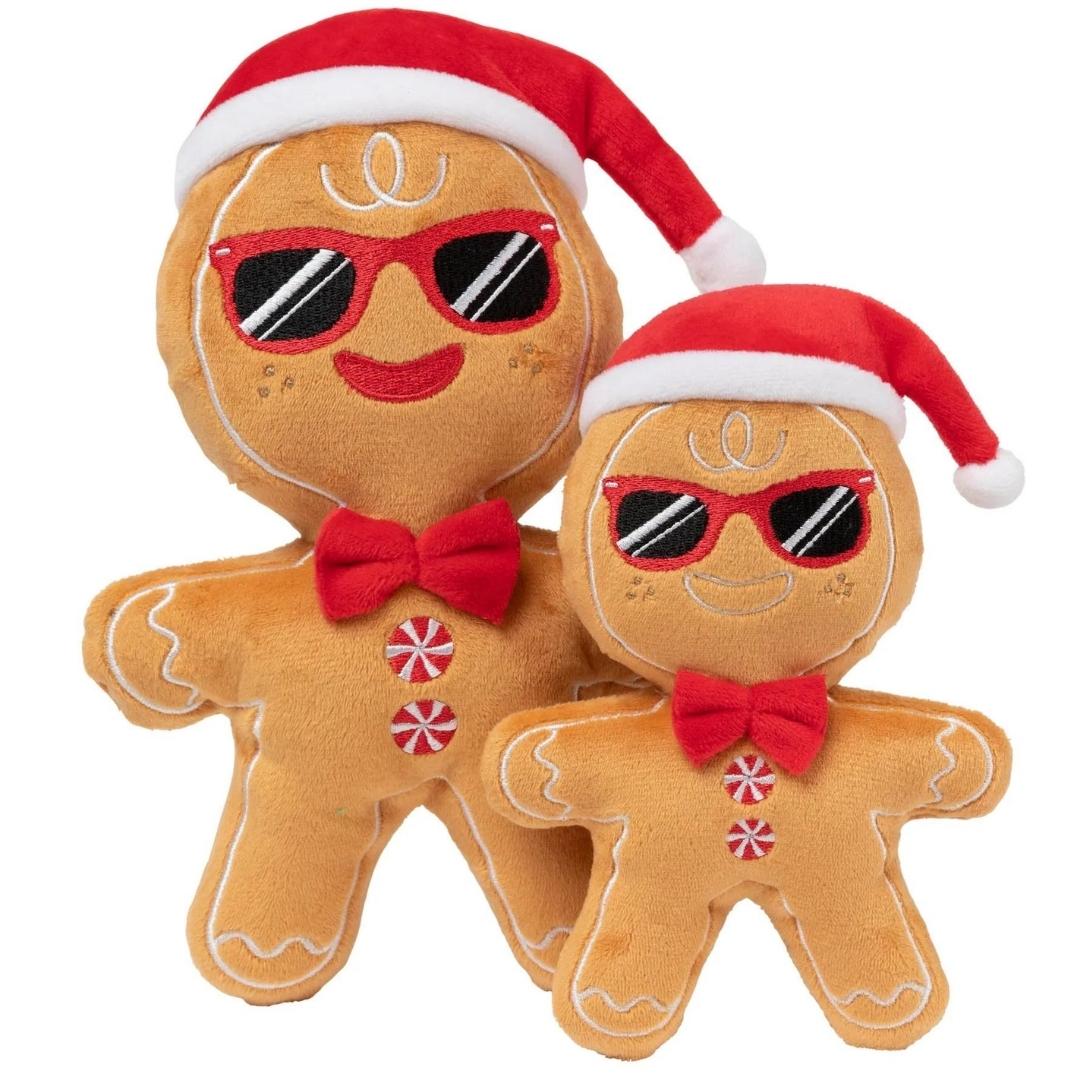 FuzzYard Mr Gingerbread Christmas Dog Toy