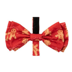 FuzzYard Naughty Ginger Christmas Bow Tie For Dogs