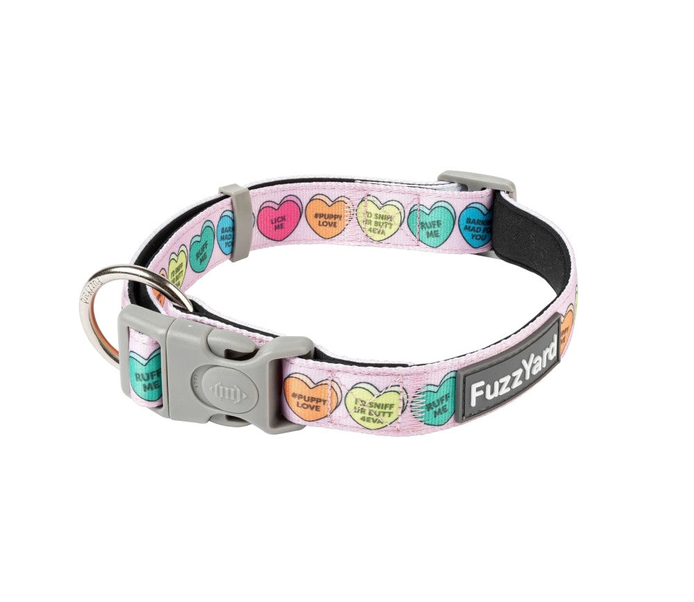 FuzzYard Candy Hearts Dog Collar