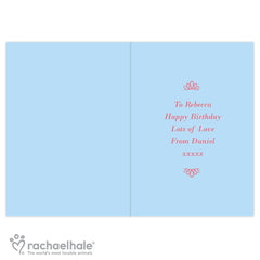 Personalised Rachael Hale Fabulous Birthday Card