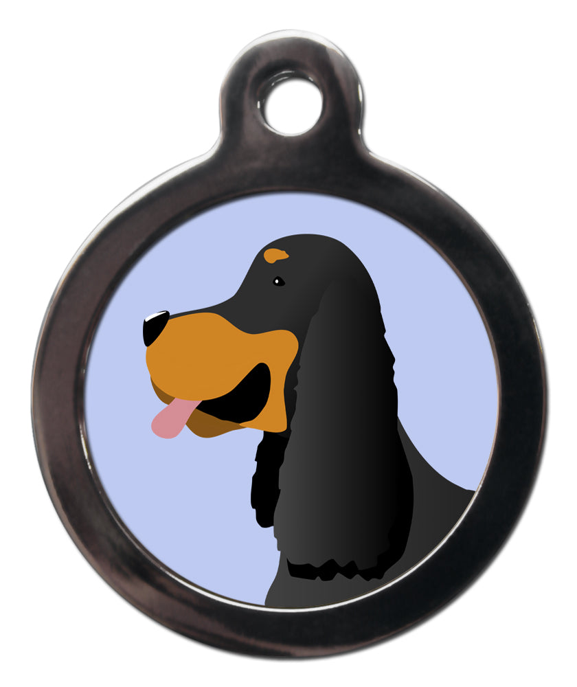 Gordon Setter Dog ID Tag