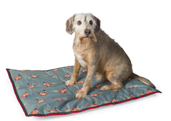 Green Pheasant Reversible Water Resistant Boot Mat by House of Paws