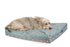 Green Pheasant Water Resistant Mattress Dog Bed by House of Paws