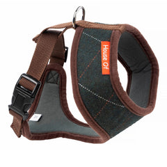 Green Tweed Memory Foam Dog Harness by House of Paws