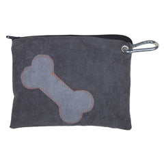 Grey Bone Treats Pouch