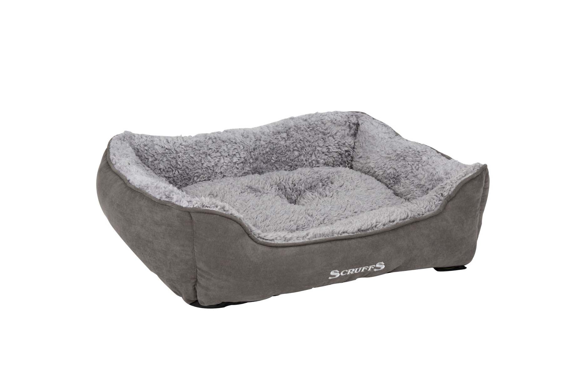 Scruffs Cosy Box Grey Dog Bed