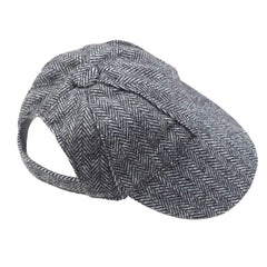 Grey Tweed Dog Hat by House of Paws