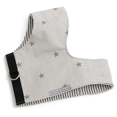 Grey Stars Soft Dog Harness | Mutts and Hounds