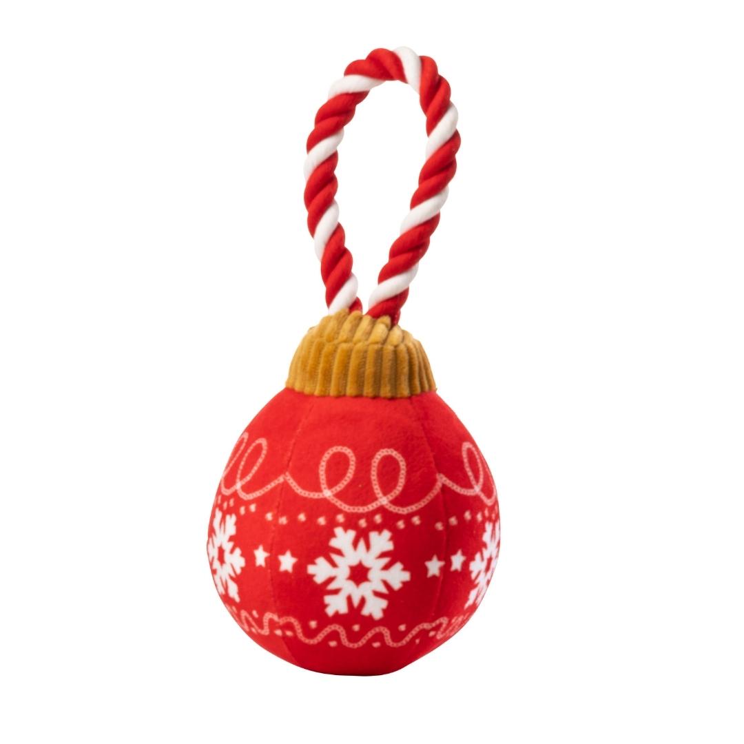 House of Paws Christmas Bauble Rope Dog Toy