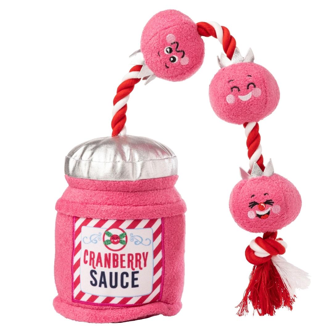 House of Paws Christmas Cranberry Sauce Rope Dog Toy
