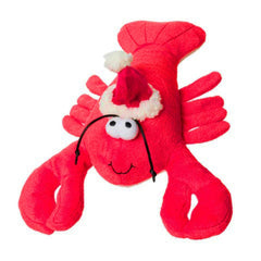 House of Paws Christmas Lobster Dog Toy