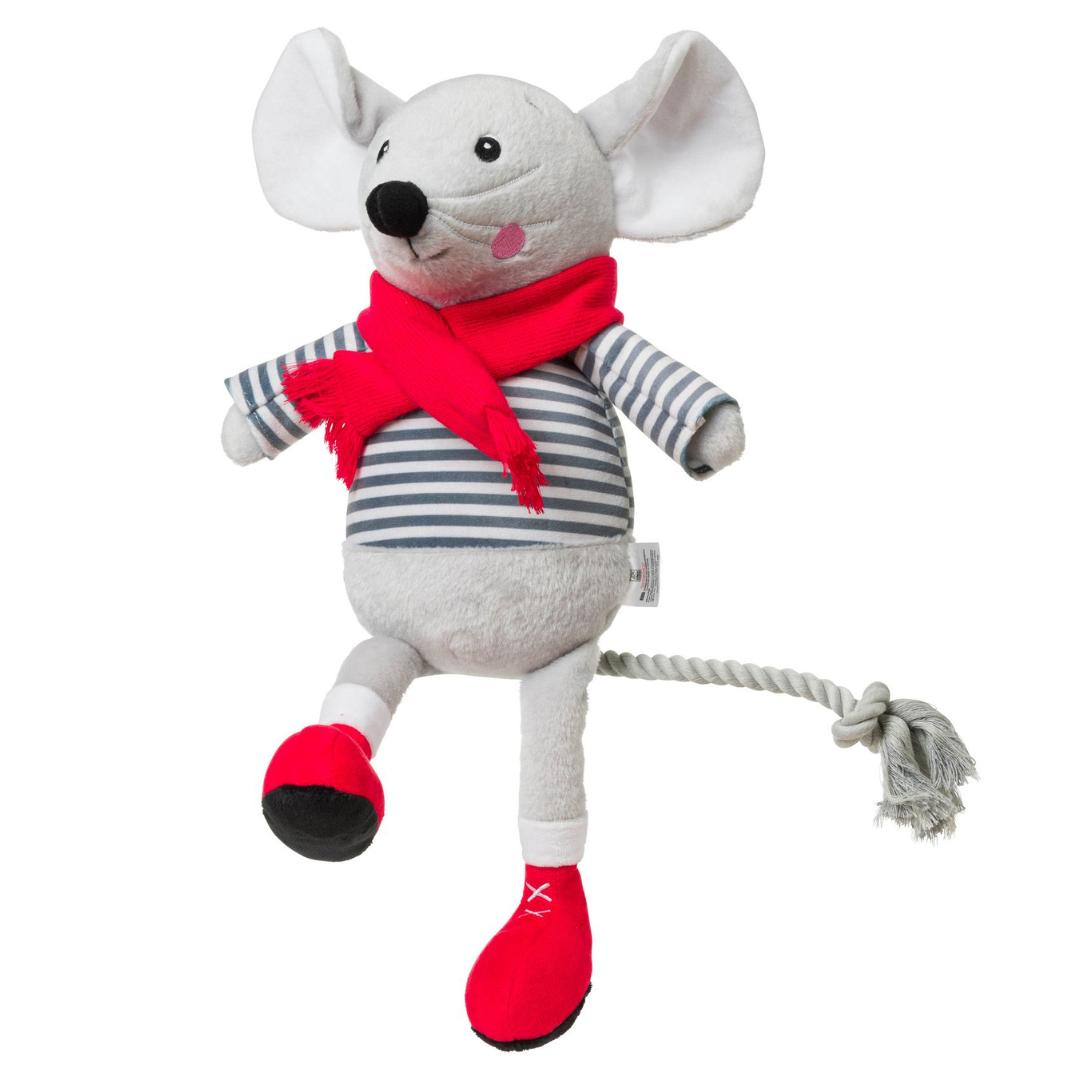 House of Paws Christmas Merry Mouse Dog Toy
