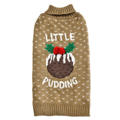 House of Paws Little Pudding Christmas Dog Jumper