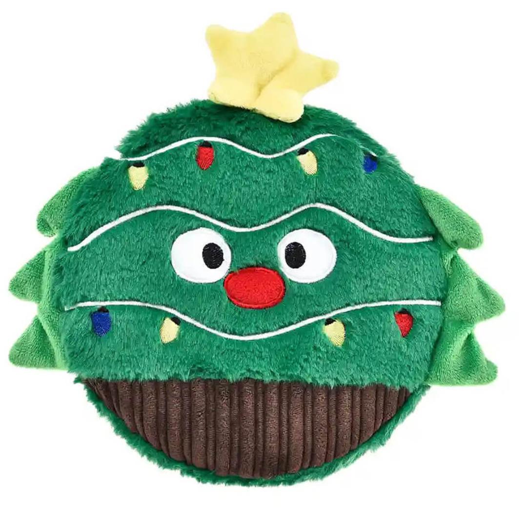 House of Paws Round Christmas Tree Dog Toy