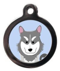 Husky Dog ID Tag