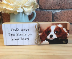 Personalised Any Message Dog Block
