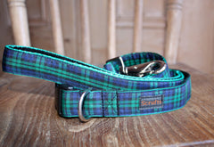 Black Watch Designer Dog Collar and Lead