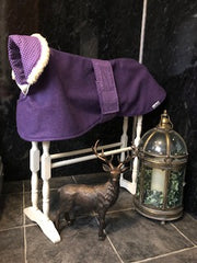 Lavender Tweed Greyhound and Whippet Coat